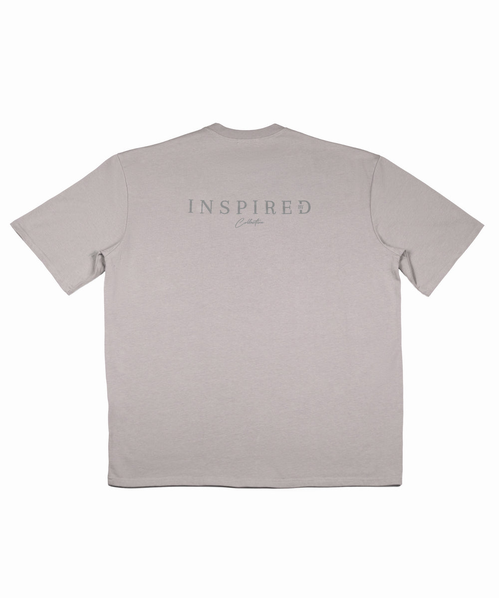 Stone Beige – Dual Statement Grey Logo