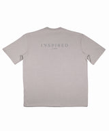 Stone Beige – Dual Statement Grey Logo