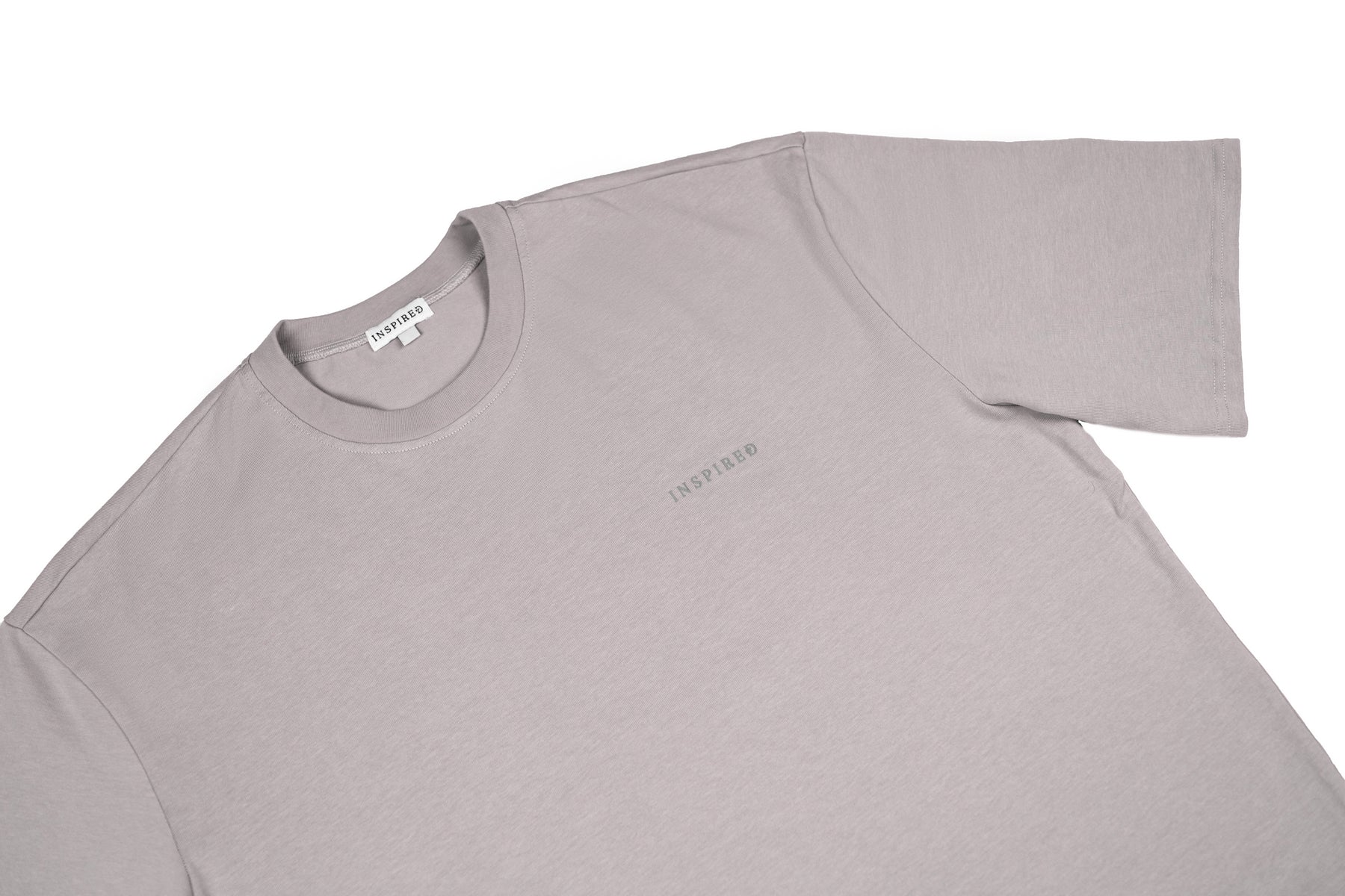 Stone Beige – Dual Statement Grey Logo