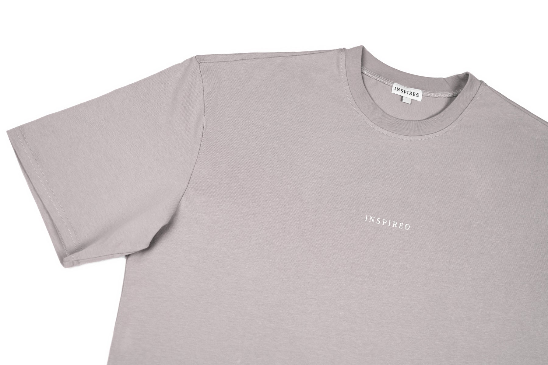 Stone Beige – Minimal Front Mark (White)